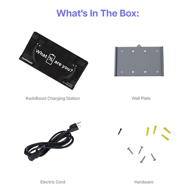 KwikBoost Deluxe Courtesy Wall Mounted Charging Station (KB99033)