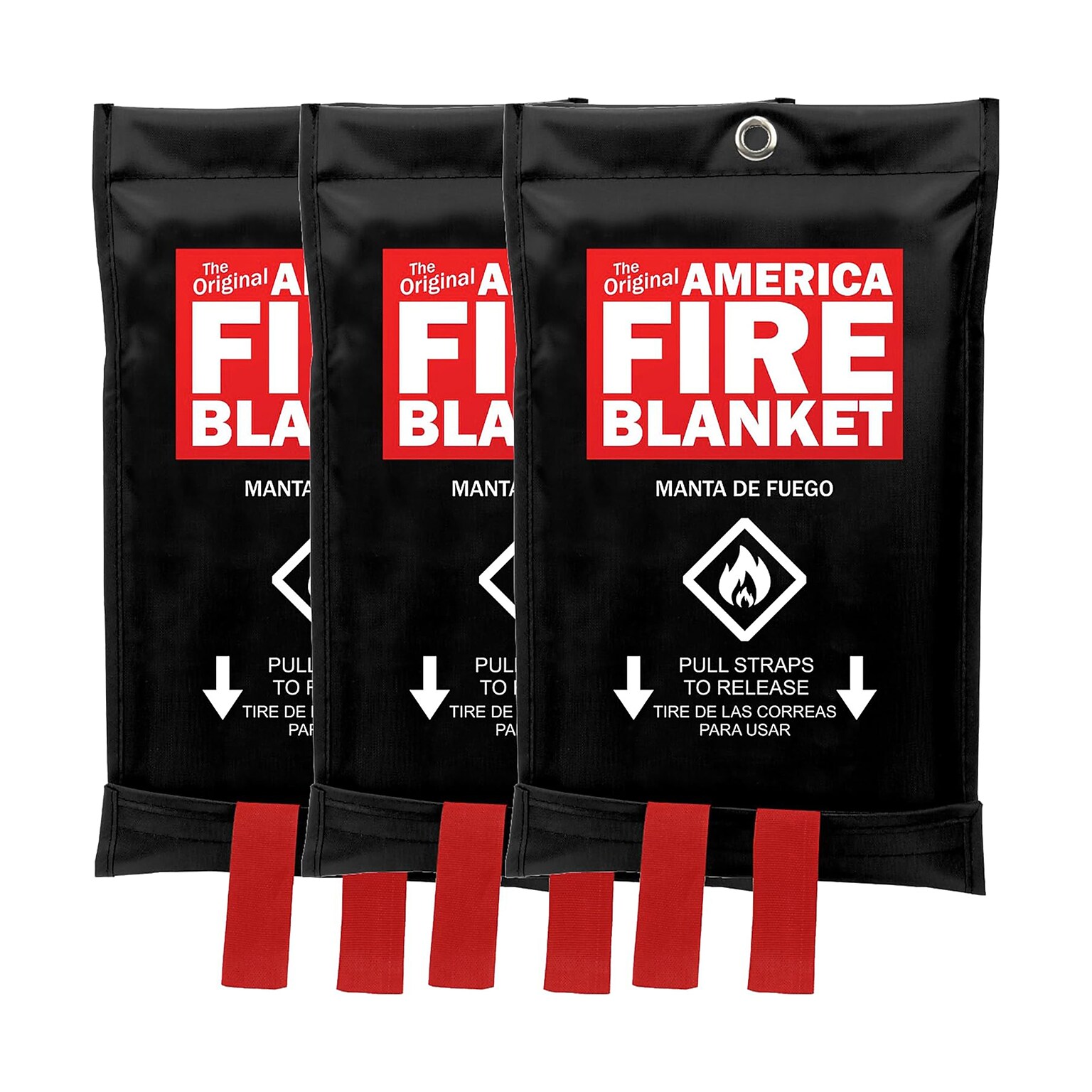 America Class AB Fire Blanket, 3/Pack (AFB3)