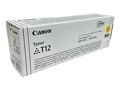 Canon T12 Yellow Standard Yield Toner Cartridge (5095C005AA)