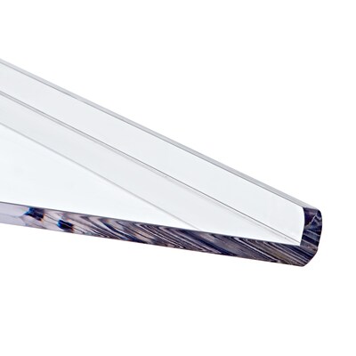 AdirOffice 47" Speaker Podium Slanted Lectern, Clear (661-03-CLR)