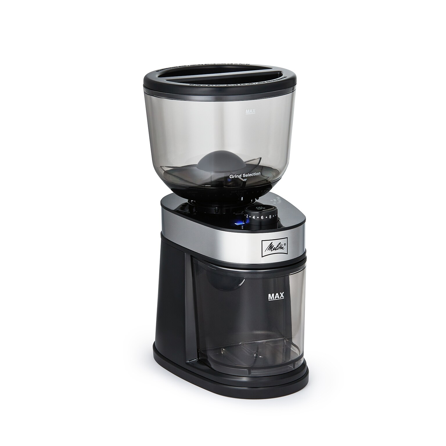 Melitta Molino Burr Coffee Grinder, Black (MCG001PULBK0)