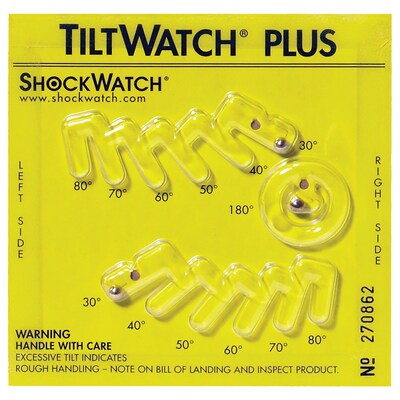 Tiltwatch™ Plus with Label, 50/Case