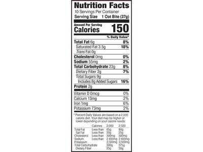 Bobo's Gluten Free Pecan Pie Oat Bites, 1.3 oz., 10 Bites/Box (540-D)