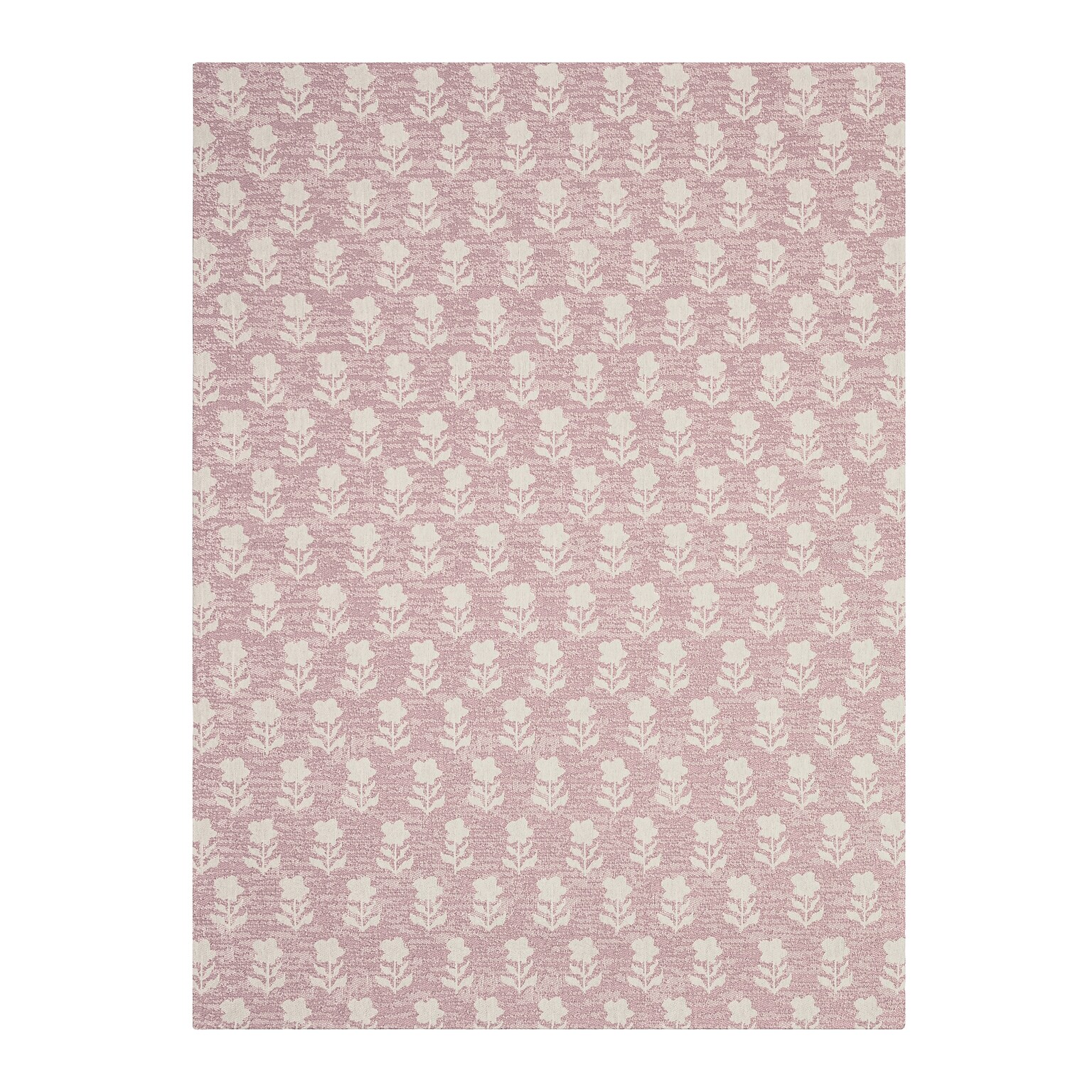 Anji Mountain Rugd Carpet & Hard Floor Chair Mat, 40 x 54, Pink Tulip (AMB9048-4054)