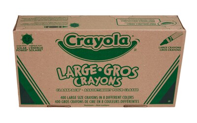 Crayola Classpack Crayons, 400/Box (52-8038)