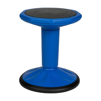 Flash Furniture Lucas Plastic Kids Wobble Stool, Blue (BFT9001F16BL)