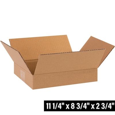 11.25 x 8.75 x 2.75 Shipping Boxes, 32 ECT, 25/Bundle (1182)