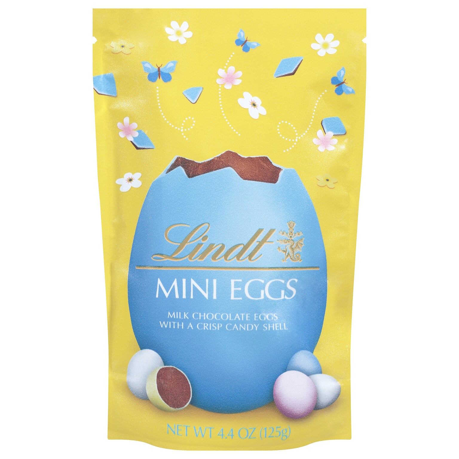 Lindt Mini Eggs Snack Size Milk Chocolate Eggs Pouch, 4.4 oz. (LAS42568)