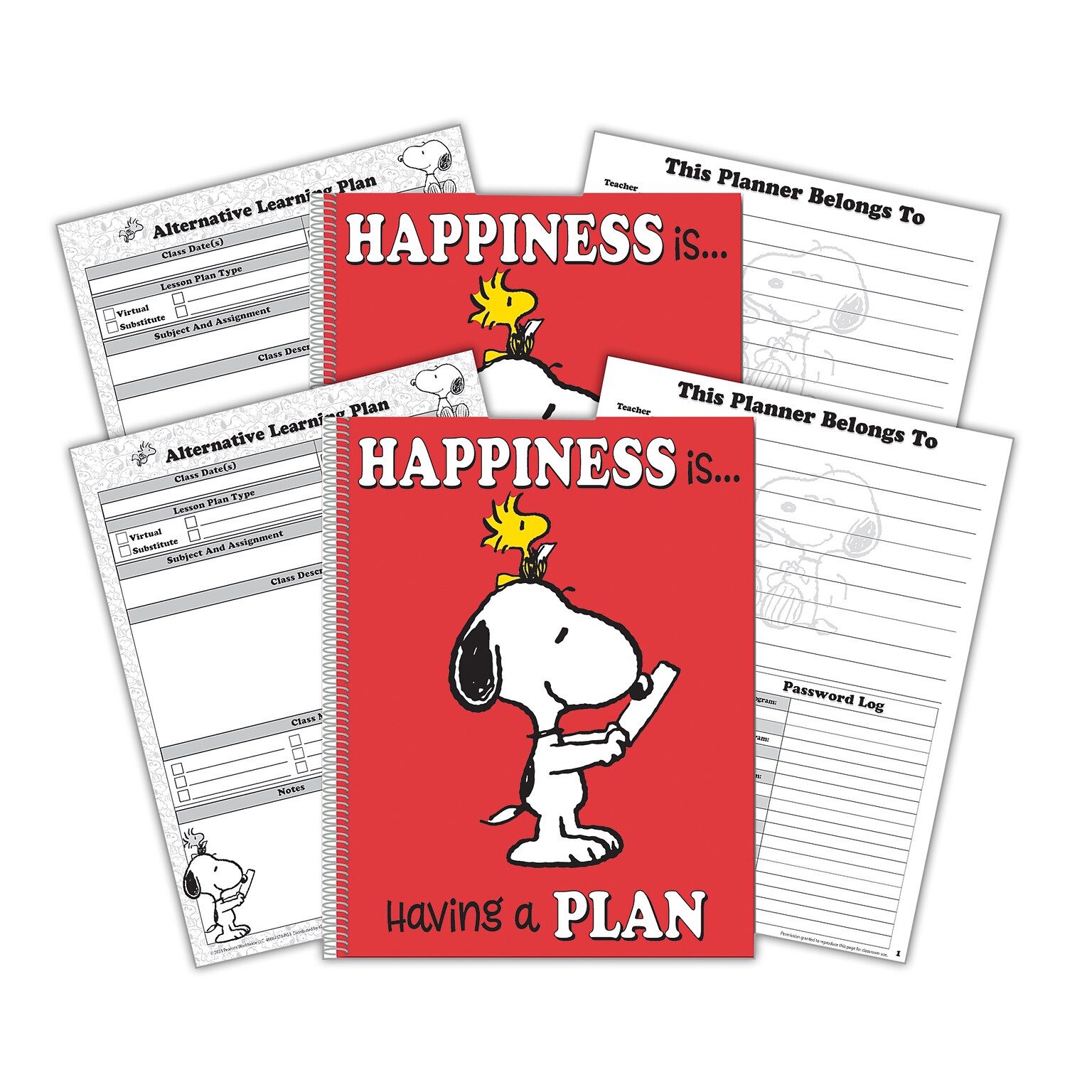 Eureka Peanuts Lesson Plan & Record Book, 2/Bundle (EU-866457-2)