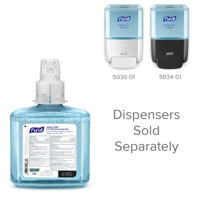 PURELL HEALTHY SOAP Foaming Hand Soap Refill for ES4 Dispenser, Fruity Floral Scent, 1200 ml, 2/Carton (5079-02)