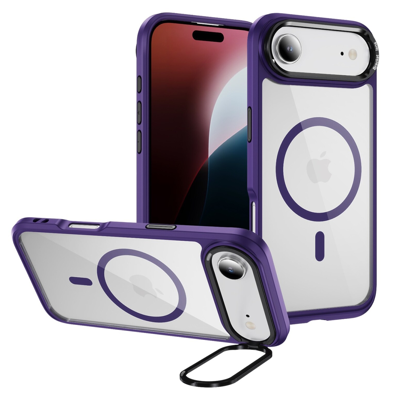 SaharaCase Raider Series MagSafe Compatible Phone Case for iPhone 17 Air, Shock Absorbing, Purple Orchid (CP00954)