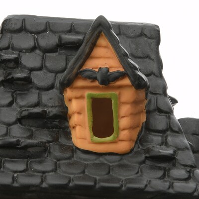 National Tree Company 12" Haunted House with Tower and LED Light (PG11-FJ80464-1)