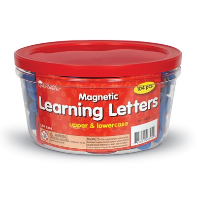 Learning Resources Magnetic Foam Numbers & Counting Set, Set of 104