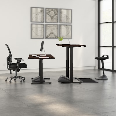 Bush Business Furniture Move 60 Series 72"W Electric Height Adjustable Standing Desk, Mocha Cherry (M6S7230MRBK)