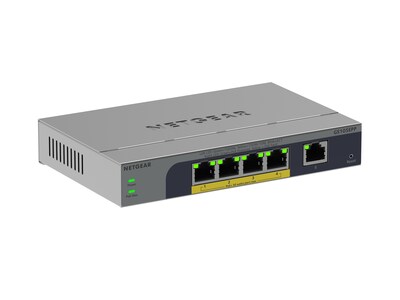 Netgear Easy Smart 5-Port Gigabit Ethernet PoE Managed Switch, 1000Mbps, Black (GS105EPP-100NAS)