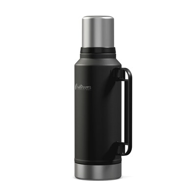 Outdoors Professional Stainless Steel Vacuum Insulated Termo Classic Water Bottle, 33 oz., Black (OU