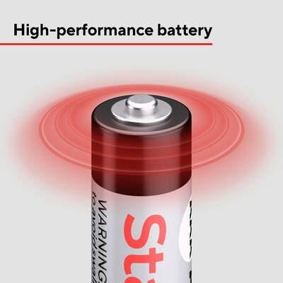 Staples TECH AAA/AA Alkaline Battery, 48 Pack (ST63257-CC)