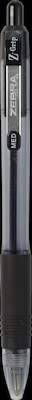 Zebra Z-Grip Retractable Ballpoint Pen, Medium Point, 1.0mm, Black Ink, 48 Pack (22148)