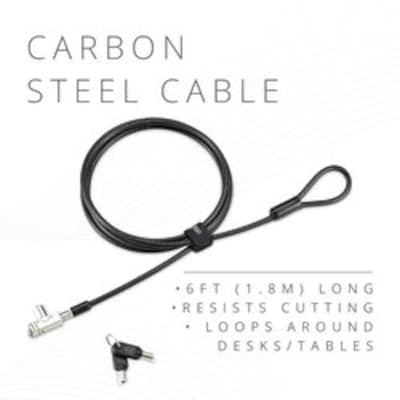 Kensington PortLock Custom Keyed Laptop Lock for Specialized USB-C Lock Slots, 6 ft. (K64547M)