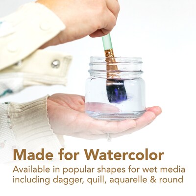 Princeton Neptune Watercolor Synthetic Quill Brush (PBXP4750Q6)