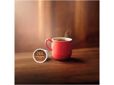 Cafe Escapes Cafe Caramel Coffee, Keurig K-Cup Pod, 96/Carton (GMT6813CT)