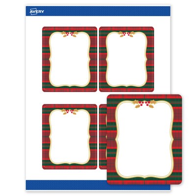 Avery Rectangle Multipurpose Labels, 4 x 3-1/3, White, 40/Pack (19479370506)