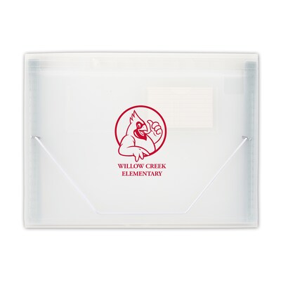 One Color Imprint Polypropylene 13-Pocket File