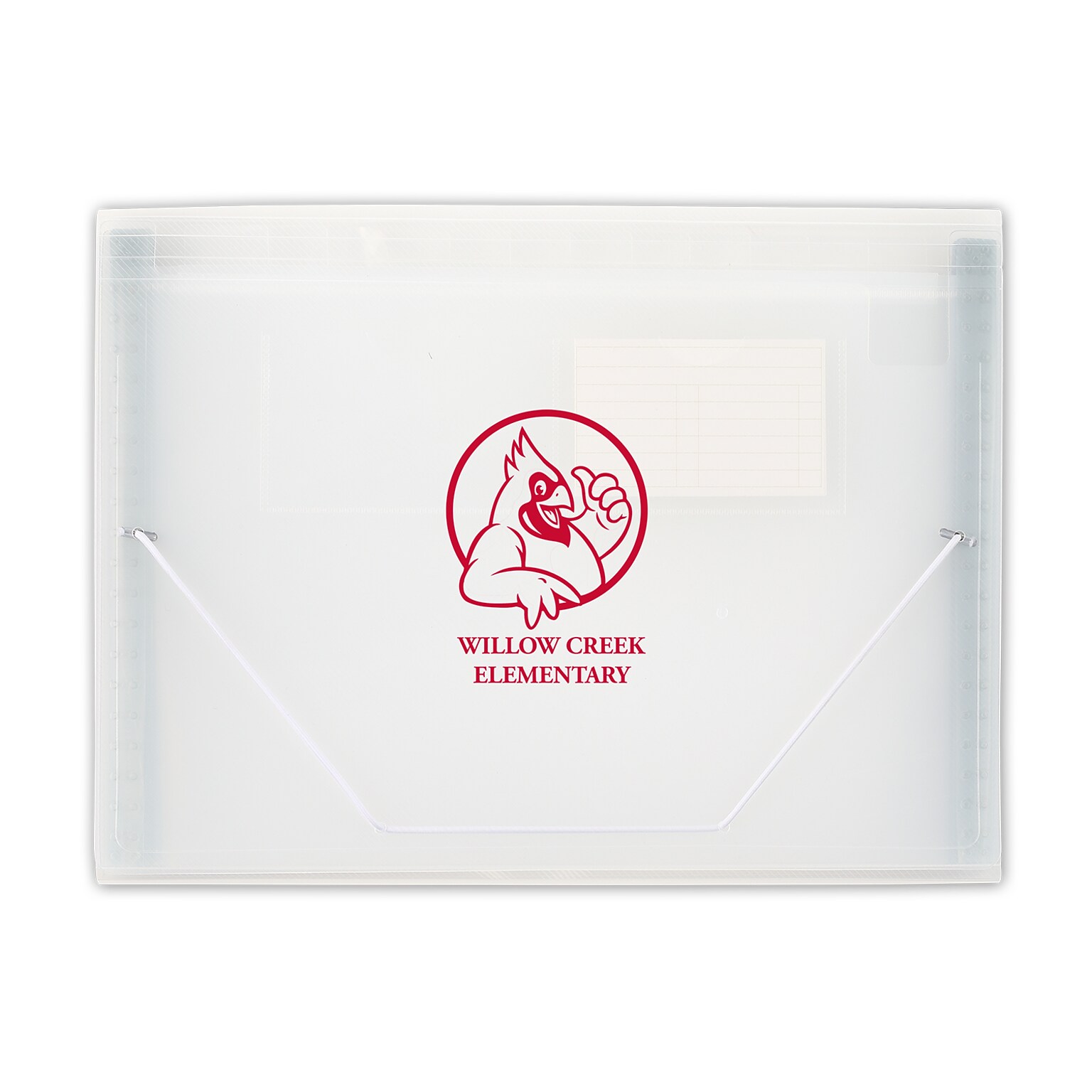 One Color Imprint Polypropylene 13-Pocket File