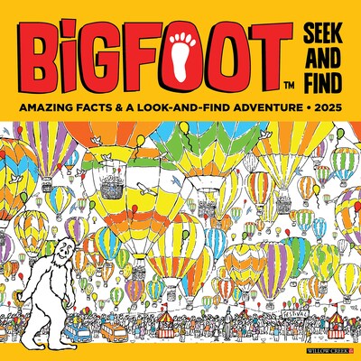 2025 Willow Creek Bigfoot Seek & Find 12 x 12 Monthly Wall Calendar (41796)