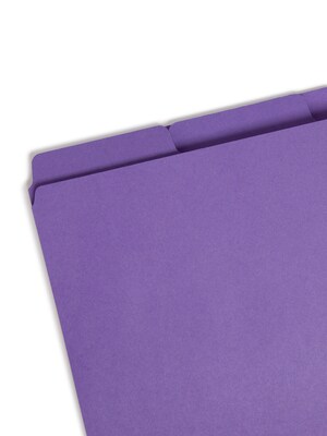 Smead SuperTab Organizer File Folder, Oversized 1/3-Cut Tab, Letter, Assorted Colors, 3/Pack (11989)