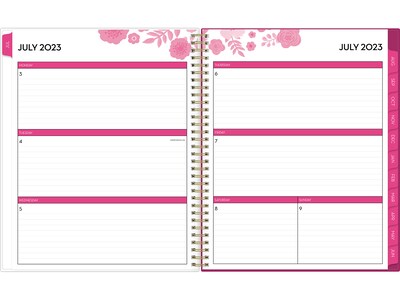 2023-2024 Blue Sky Mahalo 8.5 x 11 Academic Weekly & Monthly Planner, Multicolor (100149-A24)