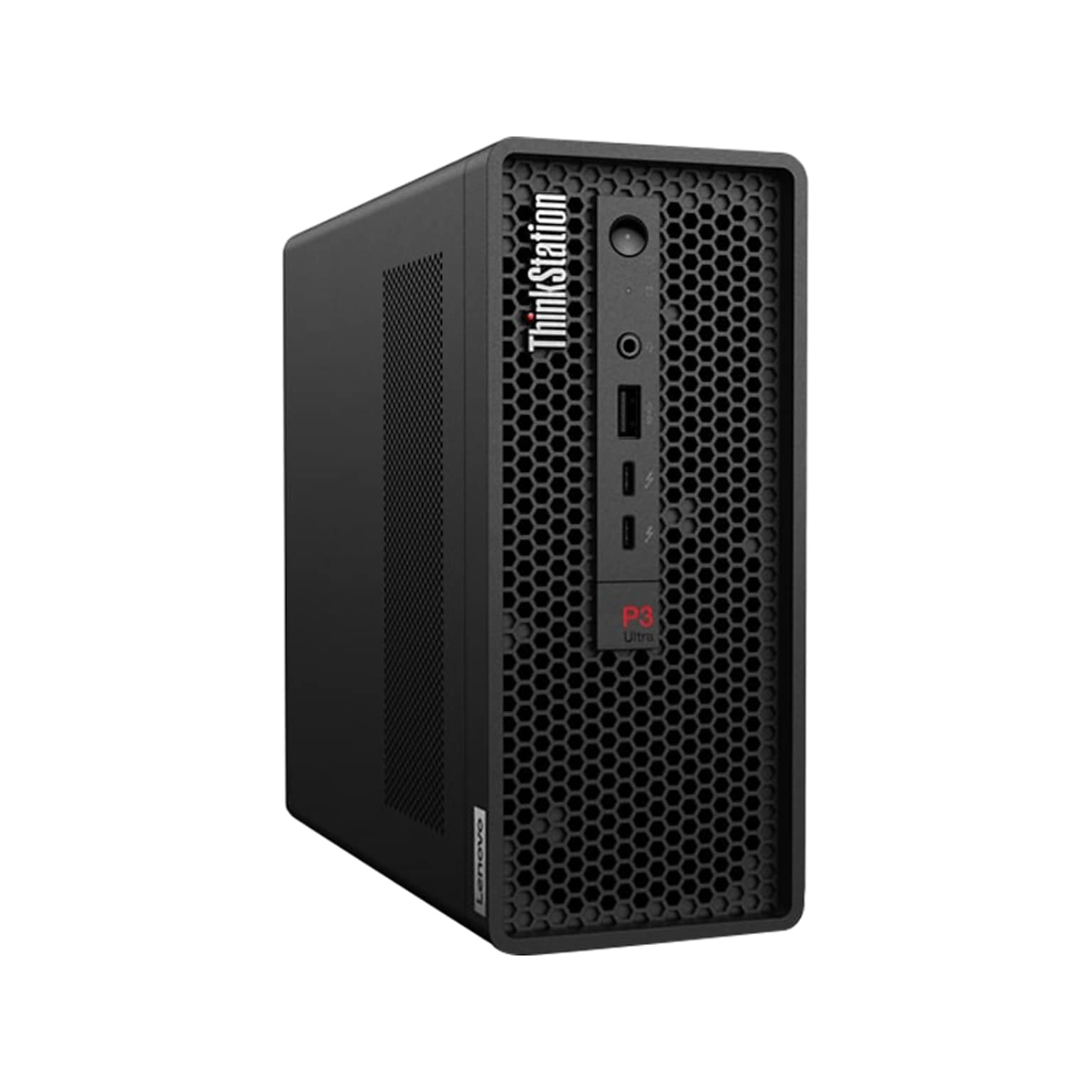 Lenovo ThinkStation P3 Ultra Desktop Computer, Intel Core i7-13700, 16 GB Memory, 512GB SSD (12TY76)