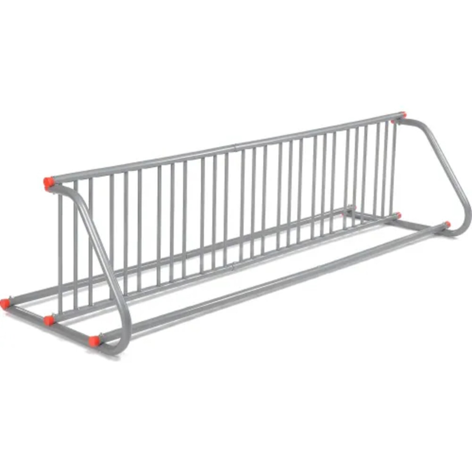 Global Industrial Double-Sided Grid Bike Rack 18-Bike Capacity Powder Coated Steel (652773)