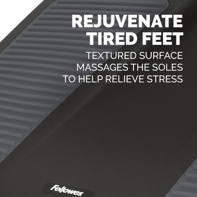 Fellowes Ultimate Tilt Adjustable Footrest, Black/Gray (8067001)
