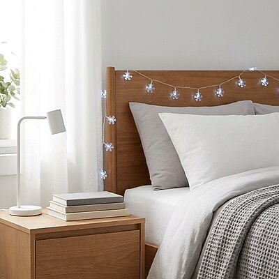 Excello Brands 20' Snowflake Holiday String Lights, 40 Lights (EGP-HL-SNF-20)