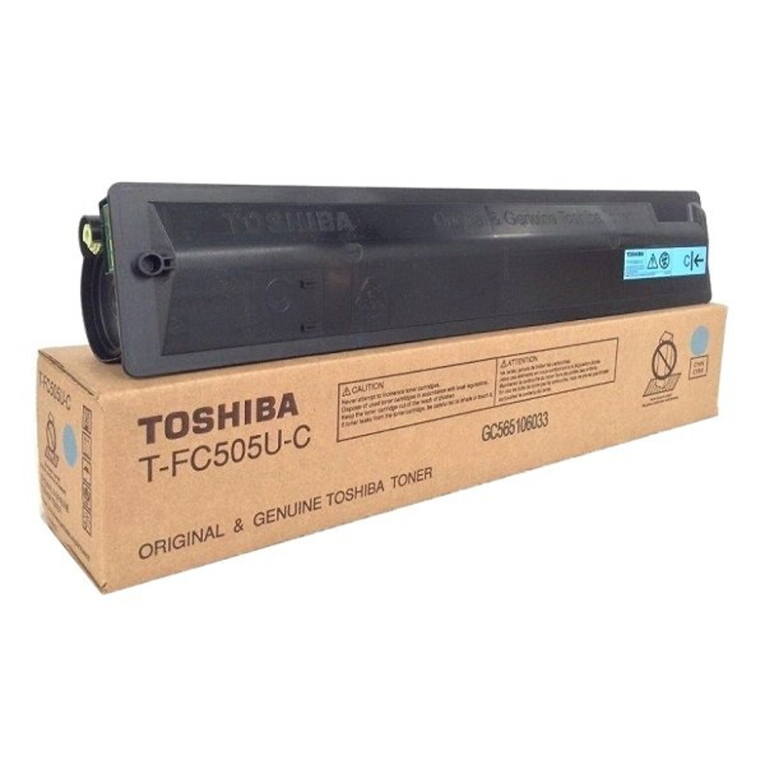 Toshiba T-FC505U-C High Yield Cyan Toner Cartridge
