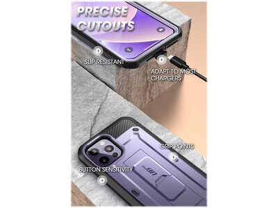 SUPCASE Unicorn Beetle PRO Deep Purple Rugged Case for iPhone 14 Pro Max (SUP-iPhone2022Pro-6.7-UBPro-SP-Mauve)