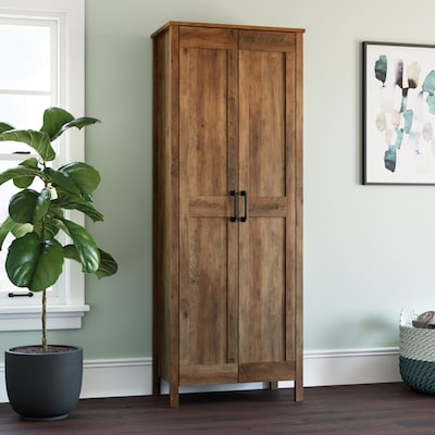 Sauder Select 72H Storage Cabinet with 3 Shelves, Rural Pine (427958)