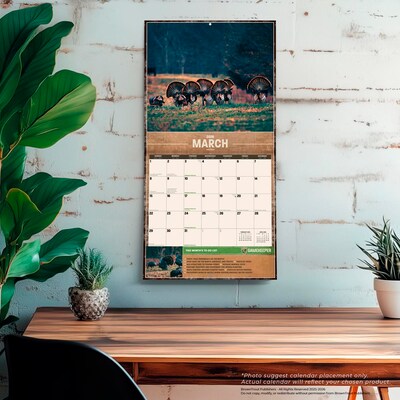 2026 BrownTrout Mossy Oak Gamekeeper 12" x 12" Monthly Wall Calendar (9798330707744)
