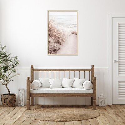 Amanti Art Beach Sand 10 by 1x Studio III Wood Framed Wall Art Print, 28 x 41 (A42677389841)