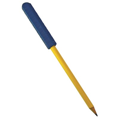 The Pencil Grip Chewable Pencil Grip Topper, Blue, 3/Pack (20228)