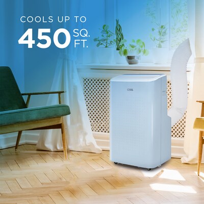 Commercial Cool 115-Volt 9,000 BTU (6,350 BTU DOE) Portable Air Conditioner, with Remote, WiFi Enabled, Blue (CCP6JB)