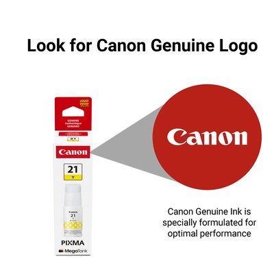 Canon GI-21 Yellow Standard Yield Ink Bottle (4539C001)