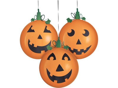 Amscan Jack-o-Lantern Balloon Kit, Orange/Black (111225)