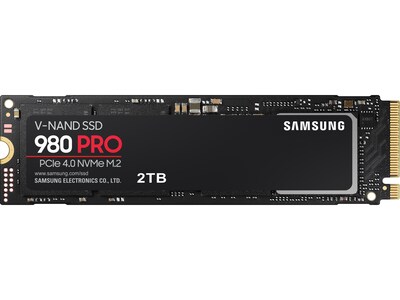 Samsung 980 PRO 2TB M.2 PCI Express 4.0 Internal Solid-State Drive, V-NAND (MZ-V8P2T0B/AM) | Quill