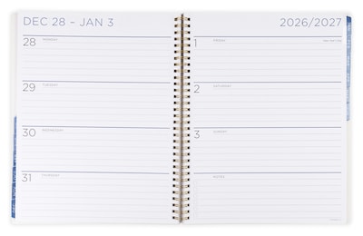 2026-2027 PlanAhead See It Bigger 9.25" x 11.25" Academic Weekly & Monthly Planner, Paperboard Cover, Floral (90124)