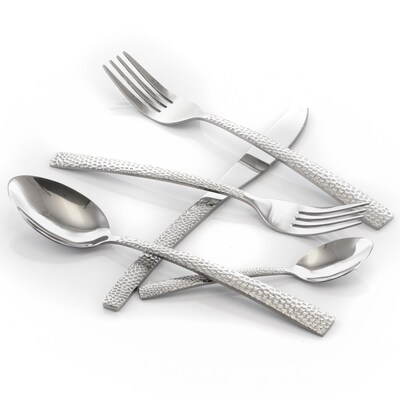 MegaChef Baily Stainless Steel Flatware Set,  20 Piece (937112452M)