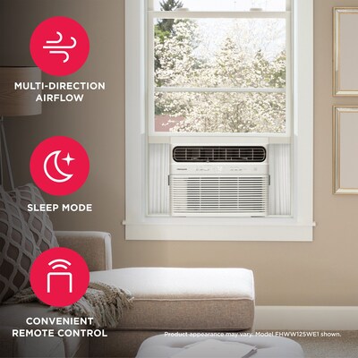 Frigidaire 115-Volt 12000 BTU Window Air Conditioner with Remote, WiFi Enabled, White (FHWW125WE1)