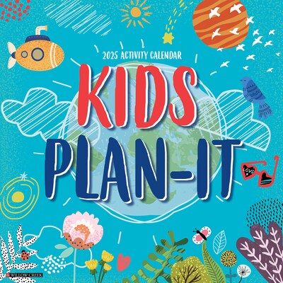 2025 Willow Creek Kid’s Plan It Activity 12 x 12 Monthly Wall Calendar (43622)