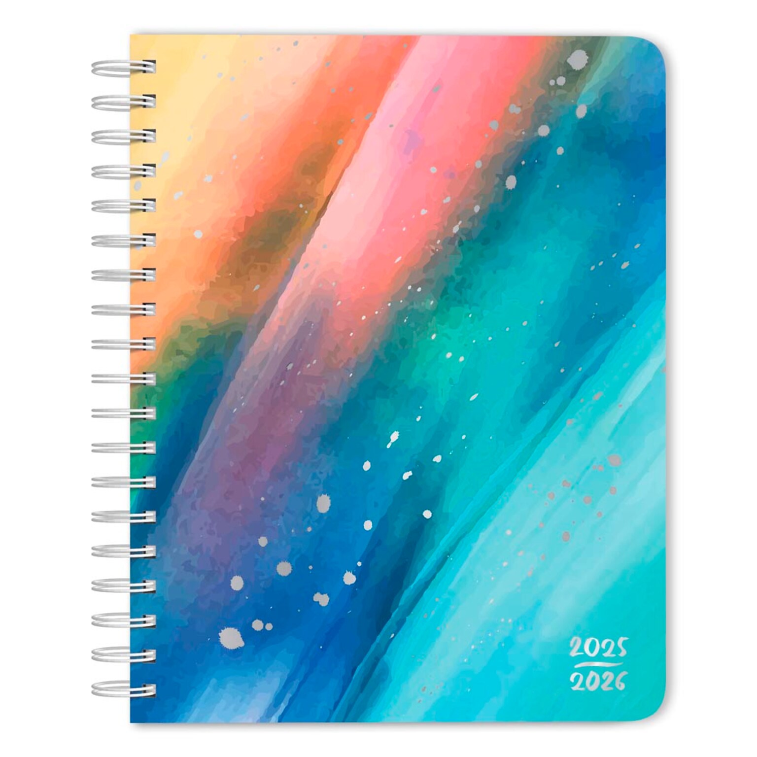 2025-2026 Plato Starburst 6 x 7.75 Academic Year Weekly Planner, Multicolored (9798330706990)